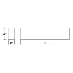 2' Architectural Linear Downlight