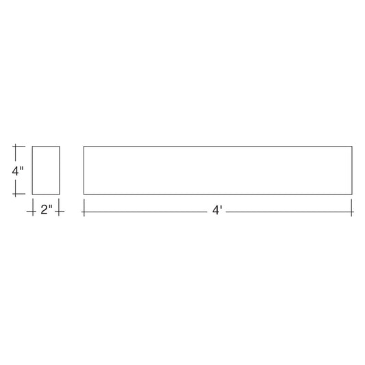 4' Architectural Linear Downlight