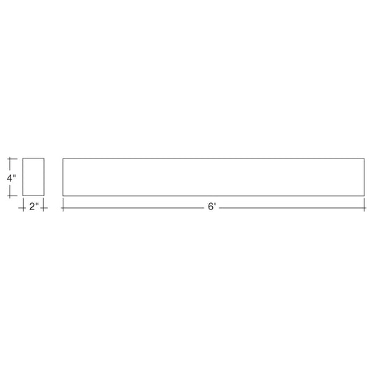 6' Architectural Linear Downlight