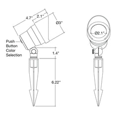 Landscape Bullet Light - Flood Style