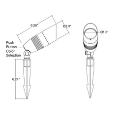 Landscape Bullet Light - Spot Style