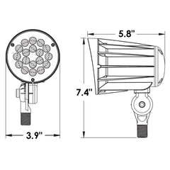 Bullet Flood 1/2" Knuckle: M-Line