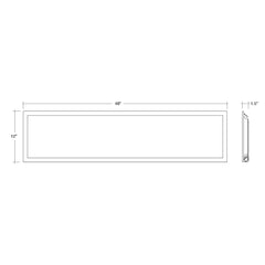 1x4 LED Panel: Backlit-Line