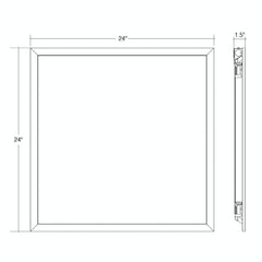 2x2 LED Panel: Backlit-Line