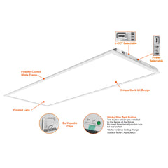 2x4 LED Panel: Backlit-Line