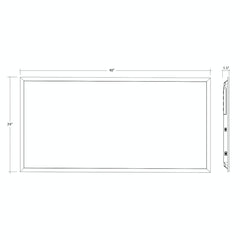 2x4 LED Panel: Backlit-Line