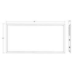 2x4 LED Panel: Backlit-Line