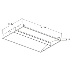 2x4 Thin LuxLume Troffer: ARCY-Line