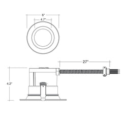 4" Commercial Downlight: CMD-Line