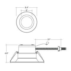 6" Commercial Downlight: CMD-Line