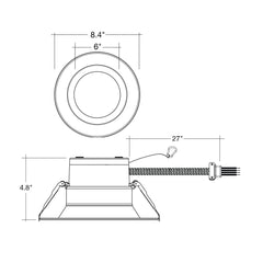 6" Commercial Downlight: CMD-Line