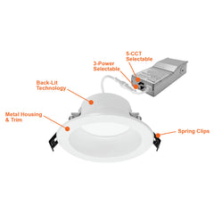 4" External Commercial Downlight: CMD-Line