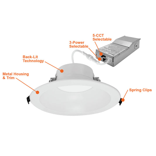 6" External Commercial Downlight: CMD-Line