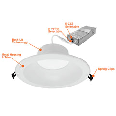 8" External Commercial Downlight: CMD-Line