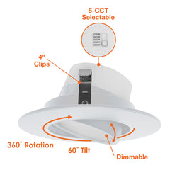 4" Retfrofit Downlight: Adjust-Line