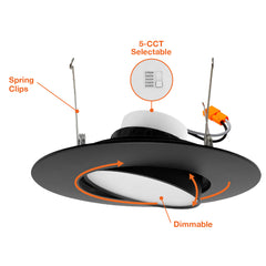 5/6" Retfrofit Downlight: Adjust-Line