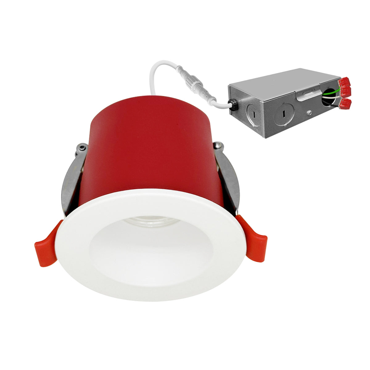 2" Smooth Downlight: SnapTrim-Line FIRE RATED  (White Smooth Only)