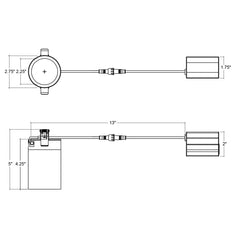 3" Cylinder Downlight: DLJBX