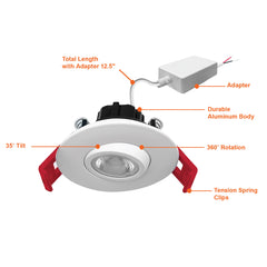 2" Smooth Gimbal Downlight: LV-Line