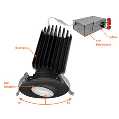 3" Gimbal Downlight: SnapTrim-Line