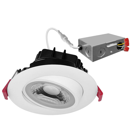 4" Gimbal Adjustable  Downlight Canless