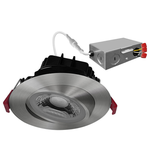 4" Gimbal Adjustable  Downlight Canless