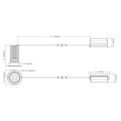 2" Round Downlight: Trimless-Line