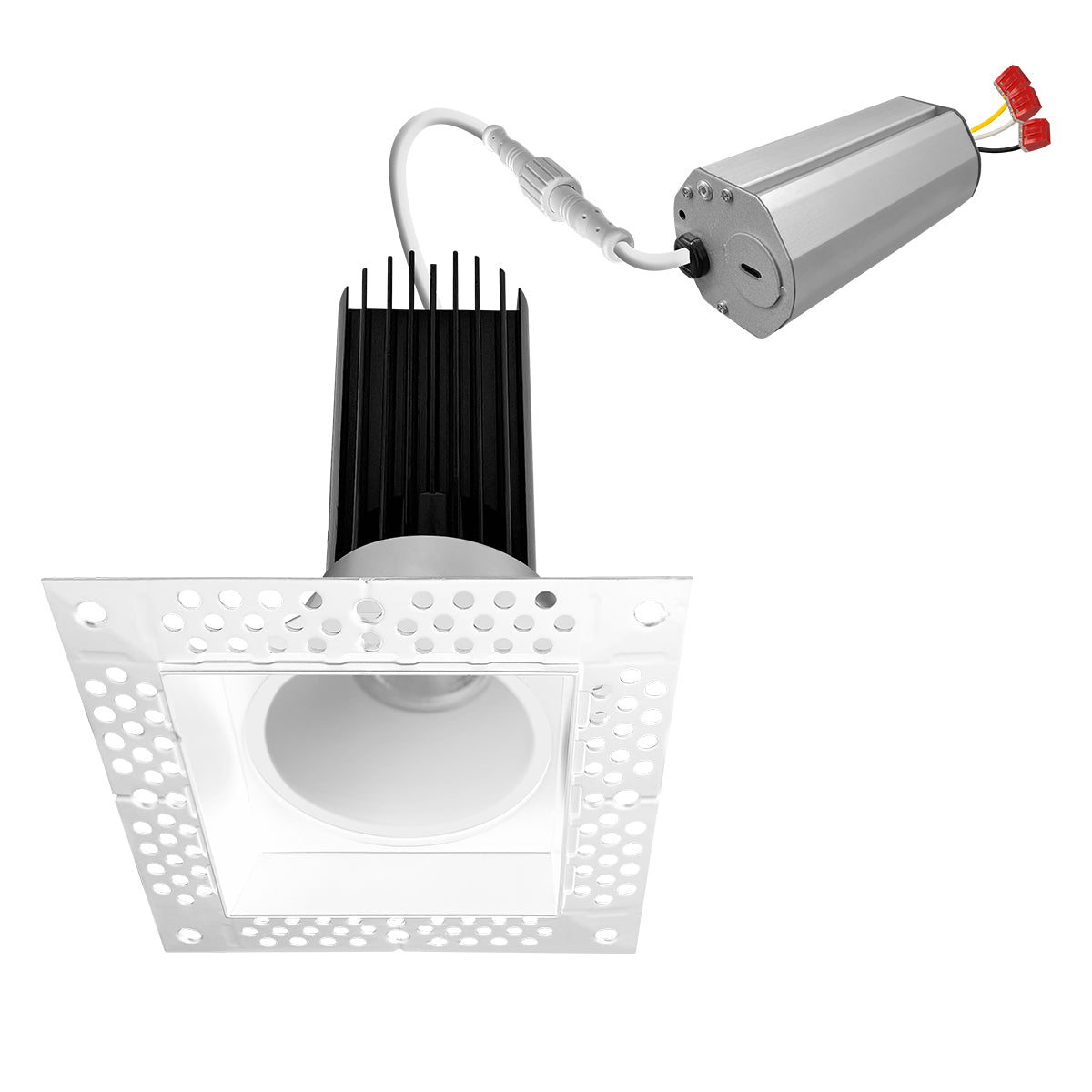 2" Square Downlight: Trimless-Line