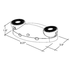 Emergency Bug Eye Double Headed Fixture