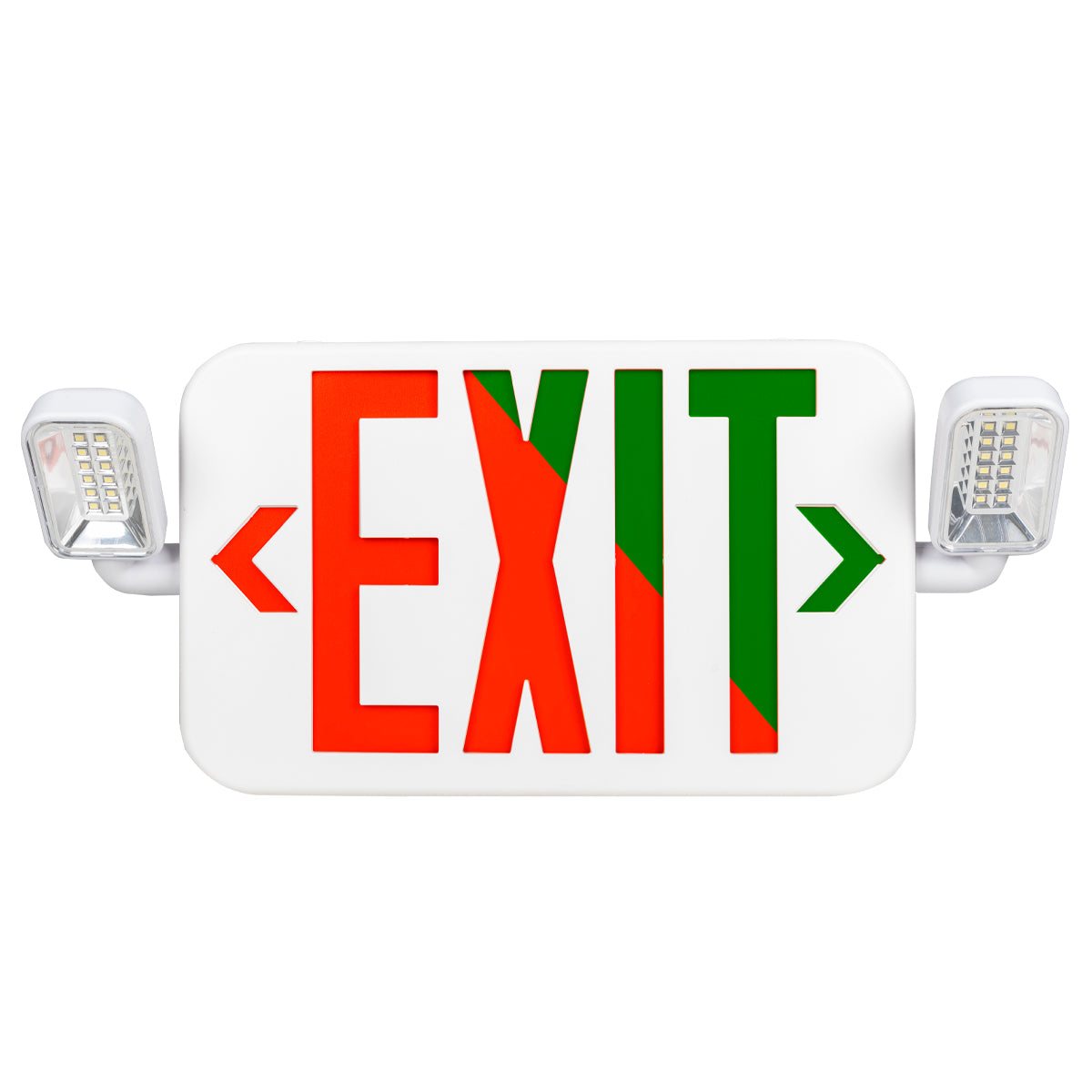 LED Emergency Exit Sign RED/GREEN Single or Double Sided w/ Bug Eye