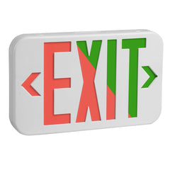 LED Emergency Exit Sign RED/GREEN Selectable Single or Double Sided