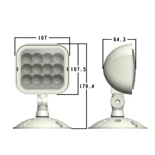 Remote Head - Double Square-