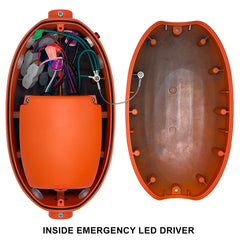 Emergency Back Up For Internal Drivers- High Voltage 170V Output  - Includes Round UFO HighBay EM Kit