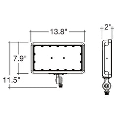 Mini Flood: XS-Line 1/2" Knuckle & Yoke Included