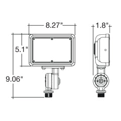 Mini Flood: XS-Line 1/2" Knuckle & Yoke Included