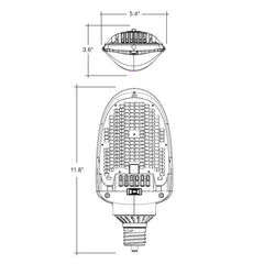 Flat Retrofit Lamp
3CCT + 3 Power Select