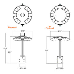 Wall Pack Full-Line w/ Photocell