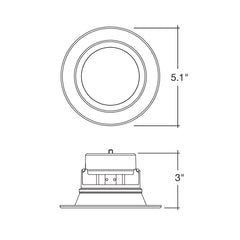 4" Retrofit Downlight: RDL-Line