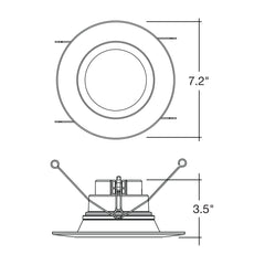 5/6" Retrofit Downlight: RDL-Line