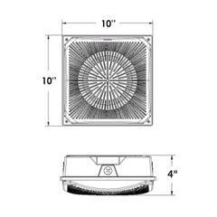 Square Canopy: Slim-Line