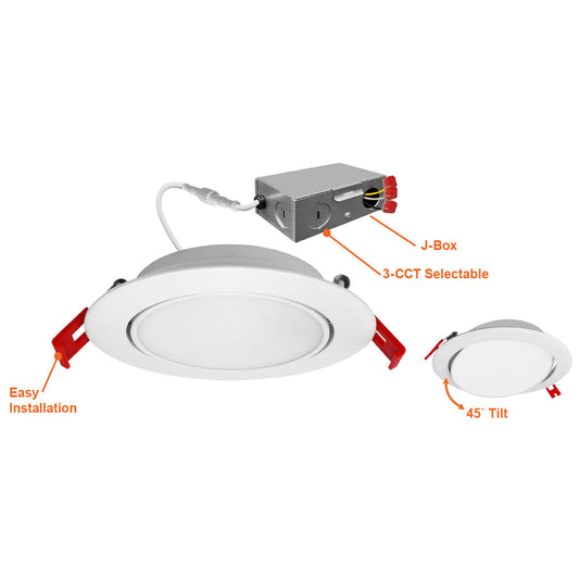 6" Adjustable Slim Panel Wafer