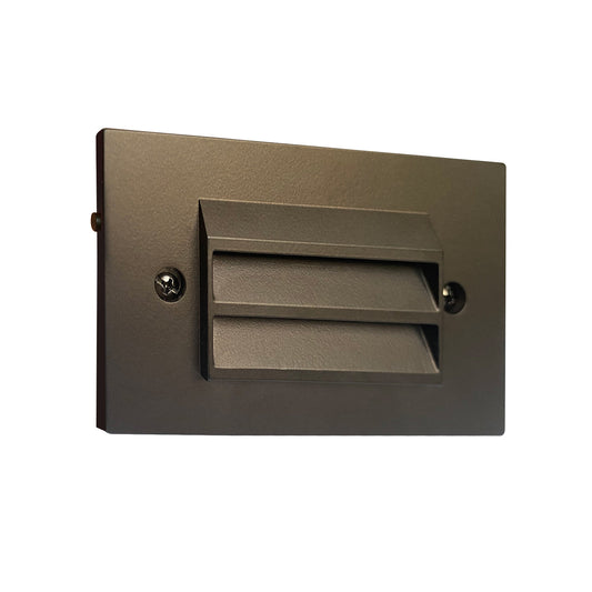 Surface Mount Step Light - 5inch Width - Louver