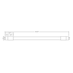 4 FT T5 Glass + PC Coating Ballast Double Sided or AC Direct