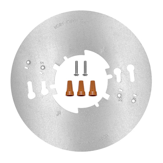 11" Round Surface Mount: Trimless-Line