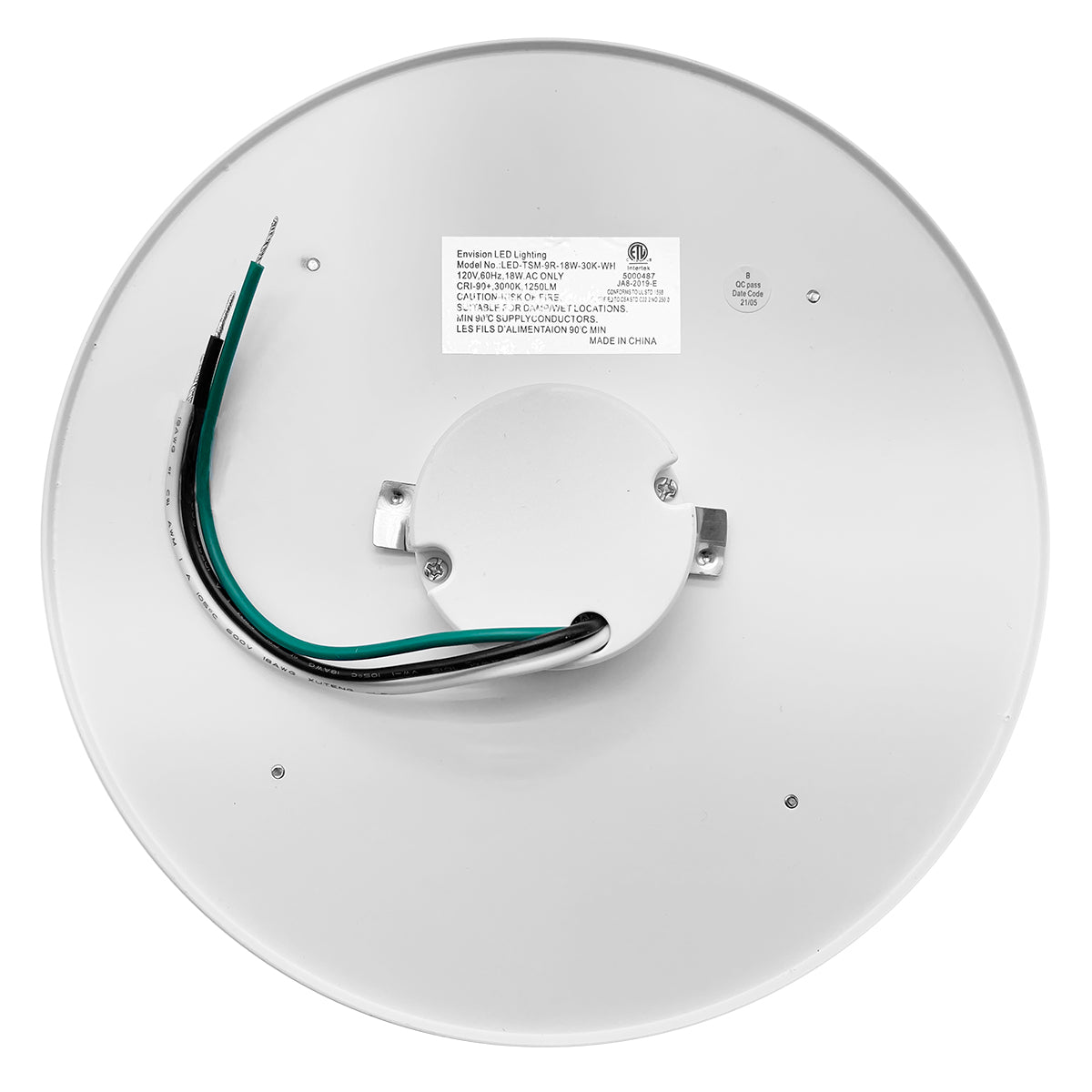 11" Round Surface Mount: Trimless-Line