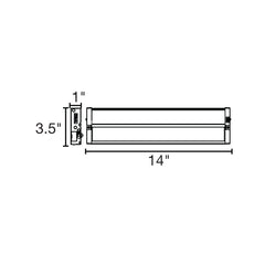 14" Undercabinet Bar