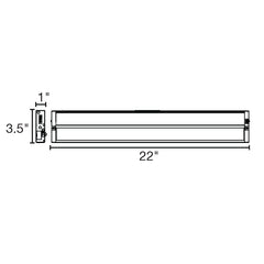 22" Undercabinet Bar