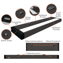 33" Undercabinet Bar