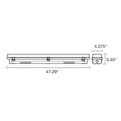 4ft Vapor Tight High Output