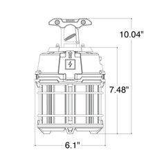 60W Work Light w/ 15' Cable